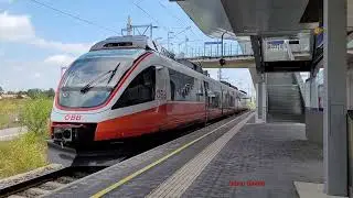 S-Bahn Wien, S 80: Wien Aspern Nord. Train nr. 25037 to Wien H&uuml;tteldorf). EMU nr. 4124 026-7