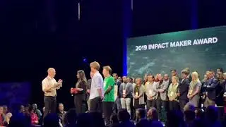 TrashCon winning Impact Maker Award in Norway