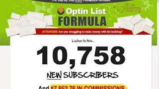 Optin List Formula Review GET IT NOW