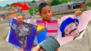 ROGERINHO Ganhou Muitas PIPAS, RAIAiS e LINHA, Feliz ANIVERSÁRIO !