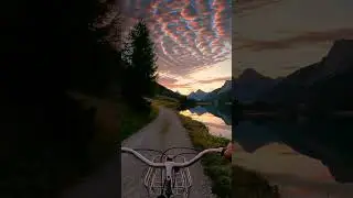 Relaxing Morning Ride Sounds Along a Lakeside Bike Path