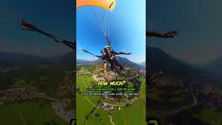What's the price for tandem paragliding off the Zugspitze mountain in Bavaria, Garmisch Germany?