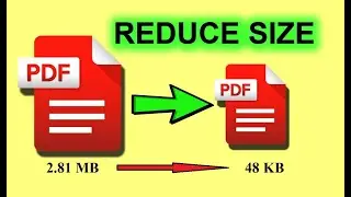 Reduce pdf size without losing quality || पीडीऍफ़ की साइज़ को कम कैसे करें in hindi || #reducepdfsize