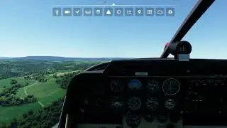 Microsoft Flight Simulator 2020 d&eacute;collage + atterrissage &agrave; l'a&eacute;rodrome de Courcelles-l&egrave;s-Montb&eacute;liard