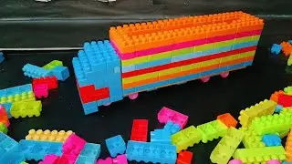 Satisfying DIy Lego Big Truck /ASMR building block #buildingblocks 