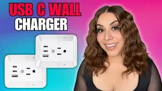 6-in-1 Wall Surge Protector Review | Outlet Extender with USB-C for Home & Travel