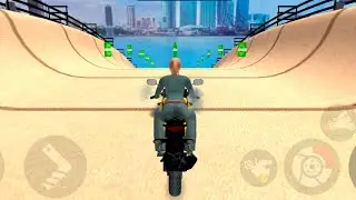 Moto GP Bike 3D Game for Android | Mega Ramp Bike Stunts 3d Gameplay 