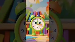 Talking Clock⏰  | Clean Up Song for Kids | Good Habits, #RespectThings #TalkingClock