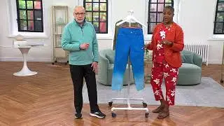 Denim & Co. Color Classic Stretch Dip Dye Ankle Jean on QVC