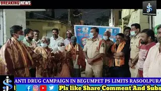 #Begumpet #PS #SHO Address The Gathering On #Anti #Drug #Abuse #Campaign #At #105 #Galli #Rasoolpura