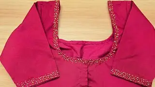 Onam Special simple Blouse design Music:Remembering Lost LoveMusician:Maike Watson