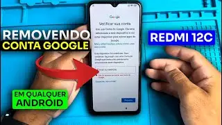 Como Remover Conta Google no Xiaomi Redmi 12C em QUALQUER Android