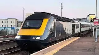High Speed Trains, Units and Caledonian Sleeper at Aberdoon Station during a busy evening period