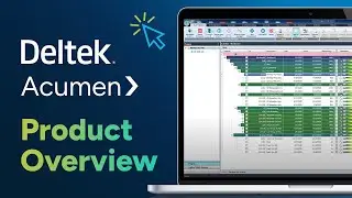 Deltek Acumen: решение для анализа расписания проектов и управления рисками