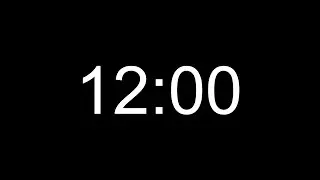 12 Minutes Timer (720 seconds)
