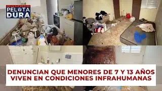Denuncian que menores de 7 y 13 años viven en condiciones infrahumanas.