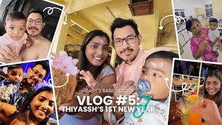 Our First New Year as a Family of Three!!! (Vlog #5) | Chindian Family | Baby's Babe Vlogs | Tamil