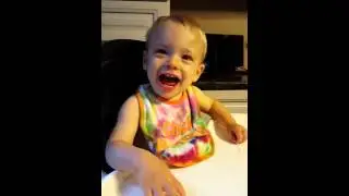 Funny fake laughing baby