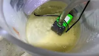 Coolant Flush of Marine Diesel with Submersible Pump