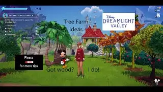 Got Wood?  I Do!  Tree Farm Ideas for Disney Dreamlight Valley