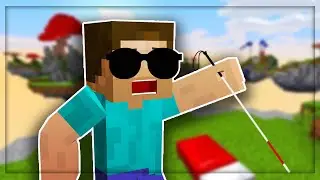 Bedwars But I'm BLIND?! | Hypixel Bedwars