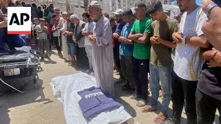 Funeral held for Mariam Dagga, AP freelancer in Gaza who was killed in Israel strike