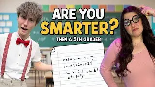 IS OUR FAMILY SMARTER THAN A 5TH GRADER??📕✏️