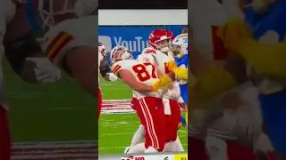 Travis Kelce got slapped during Chiefs Vs Chargers game...