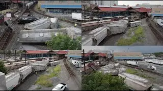 Norfolk Southern 12Z Derailment at CP Paxton in Harrisburg, PA Today.