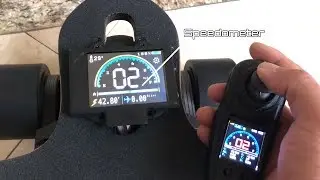Proton Monitor Demo: Electric skateboard control panel