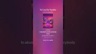 No Cost For Paradise 1 #AI​ #Song​ by #Suno​ #lyrics​ #Deepseek #music​ #newmusic​
