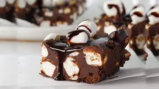 Easy Rocky Road Fudge