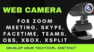 Web Camera | for Zoom Meeting, Skype, FaceTime, Teams, OBS, Xbox, XSplit | Tech Baro