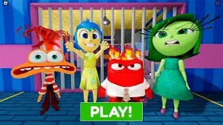 EMOTIONS POLICE FAMILY PRISON RUN ESCAPE! Obby roblox Gameplay Walkthrough No Death 4K