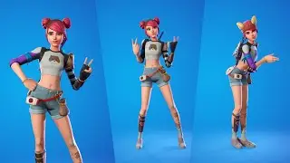 Summer Skye Skin Showcase - Fortnite