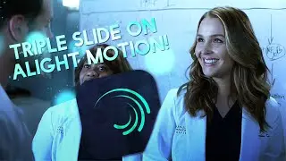 Triple slide transition on Alight Motion♡