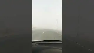 Dubai today //Morning Fog 🌫️