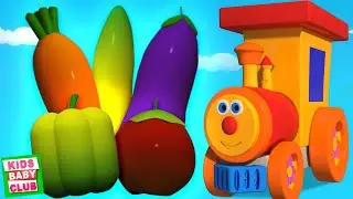 Learn Vegetables with Ben The Train, Educational Cartoon Videos for Kids