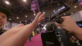 Bosma 8k cameras Hands On with just okay video quality prototype talking nab