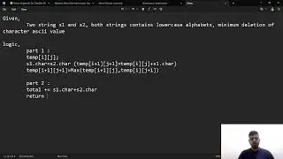 LeetCode 712 | Minimum ASCII Delete Sum for Two Strings (10-01-2026) | DP Explained (Java)