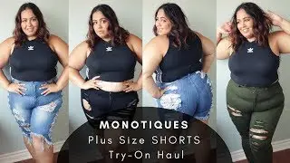 Best SHORTS for CURVES!! Plus Size Shorts 👀🍑 Monotiques Jeans Curvy | Canada