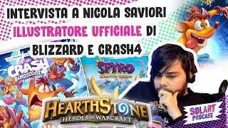 Nicola Saviori  - disegnatore UFFICIALE di crash4 e Blizzard | Solart podcast Ep.4