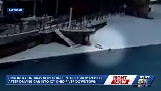 Coroner confirms woman's body recovered after car goes into icy Ohio River