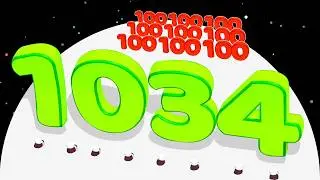 Max Level Number Master! - DIGIT RUN 3D (Fun Mathematic Puzzle Gameplay)