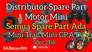 Gudang Spare Part Motor Mini Trail GP Dan Mini ATV 50cc 2Tak 🔝🔛💯🆕🆗🆙 #motormini