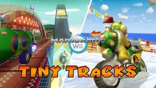 MARIO KART WII but every Double Dash!! Custom Track is TINY | Flower Cup | 4k60