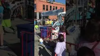 Melanie ran a half marathon in 30 minutes!!!