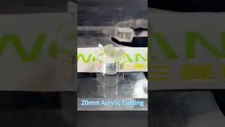 300W 1325 Ball Screw Laser Cutter Cutting 20mm Acrylic #acryliccutting #lasercutting #acrylics
