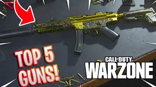 TOP 5 WEAPONS in WARZONE Battle Royale! (COD WARZONE)