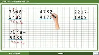 COMO RESTAR SIN PRESTAR EN 3 SEGUNDOS